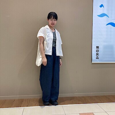婦人 コットン リネン デニムイージーワイドパンツ | 無印良品